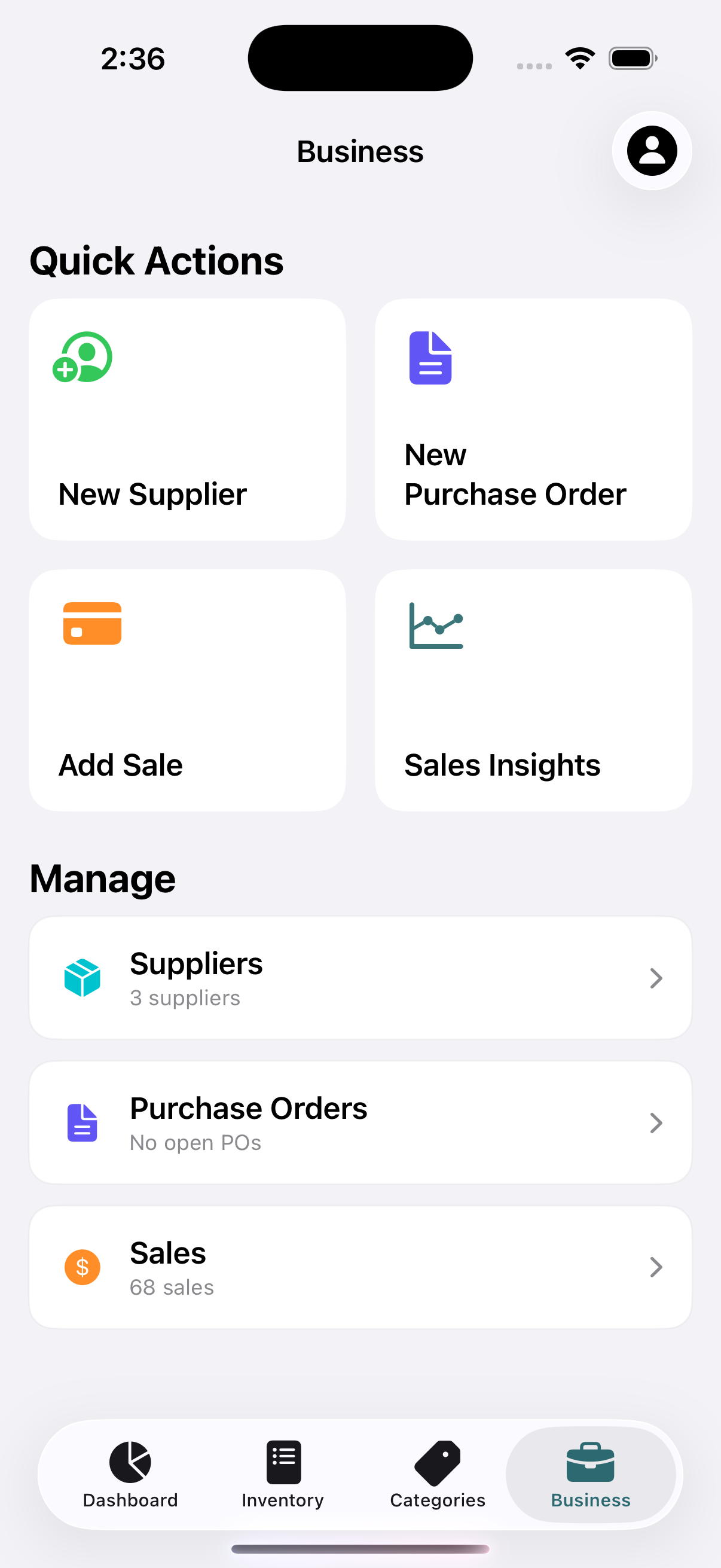 Inventory App Screenshot 4