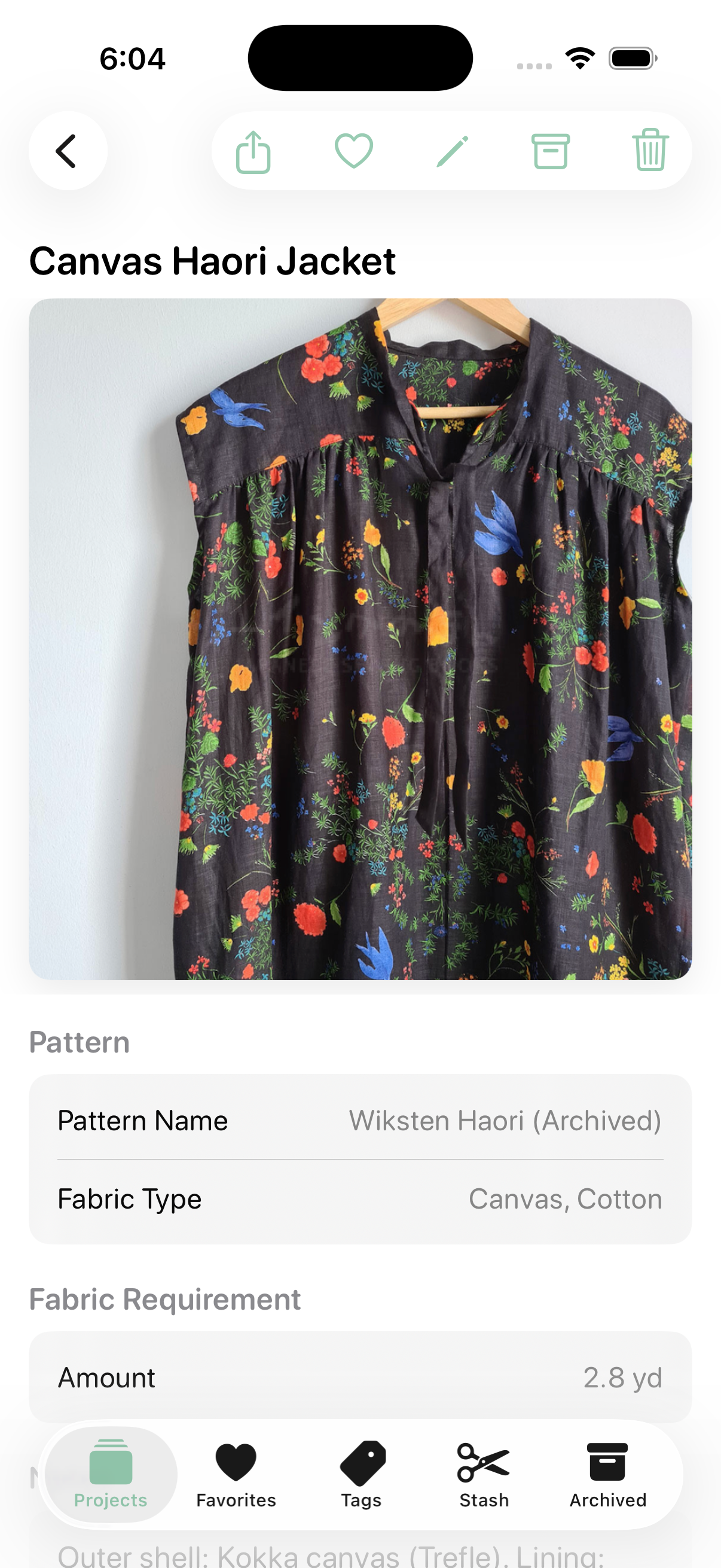 Pattern Projects Details