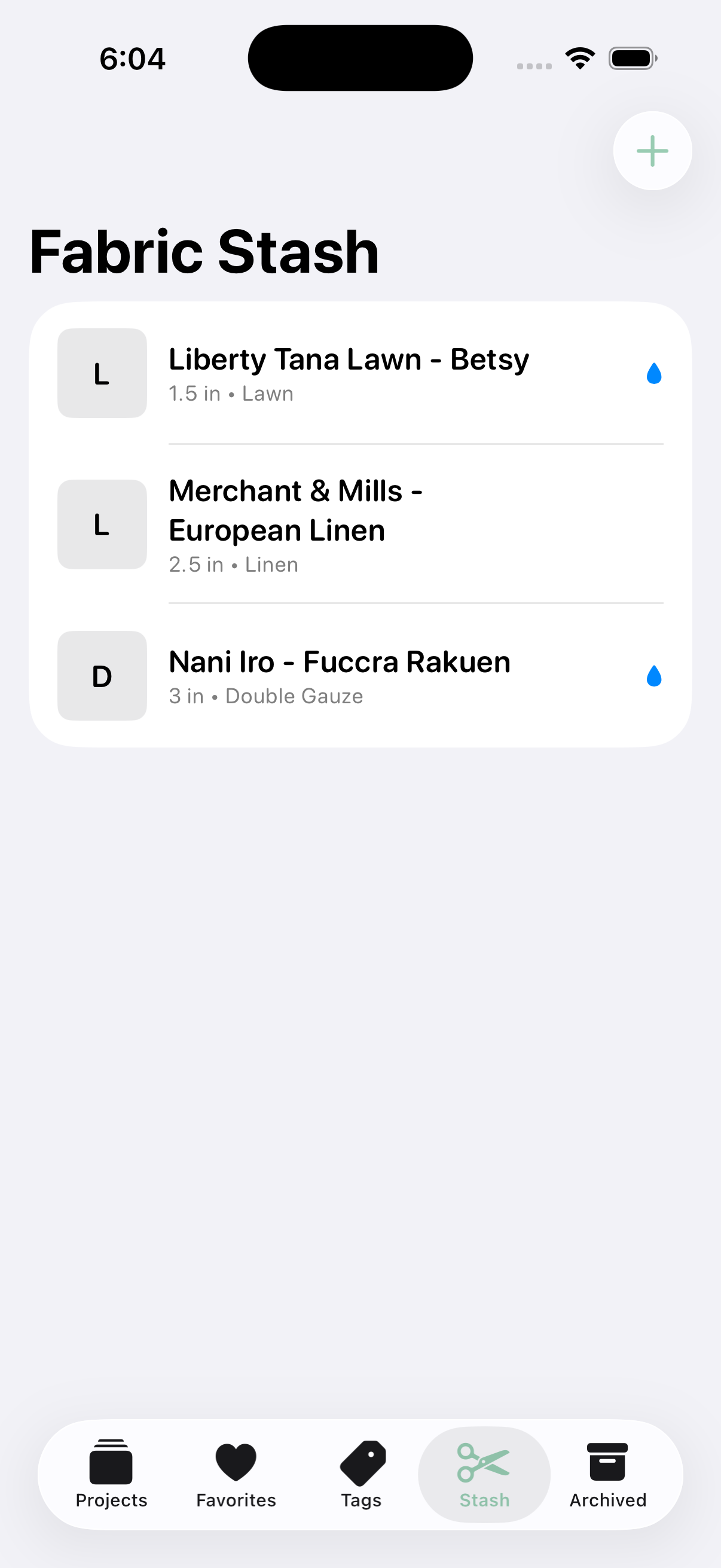 Pattern Projects Stash